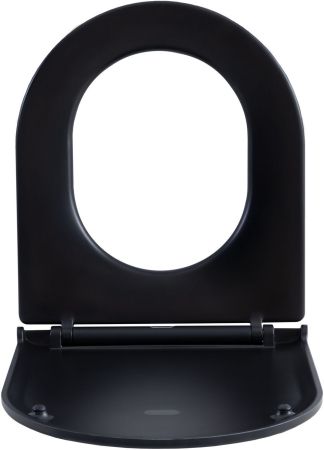 Сиденье для унитаза Aquanet Lake черный матовый