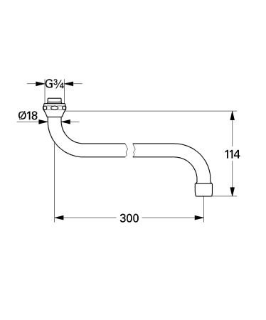 Излив GROHE (13017000)