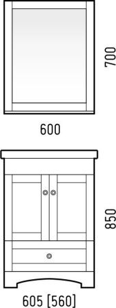 Тумба "Техас 60", Фостер 60