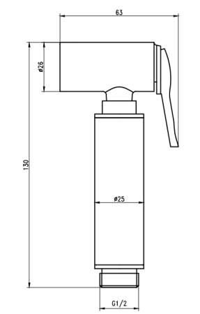 Гигиенический набор Savol SK-PQT01, хром, артикул SK-PQT01
