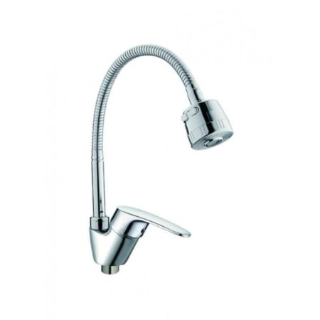 Смеситель для кухни с гибким изливом D-Lin D150302-T, хром, артикул D150302-T