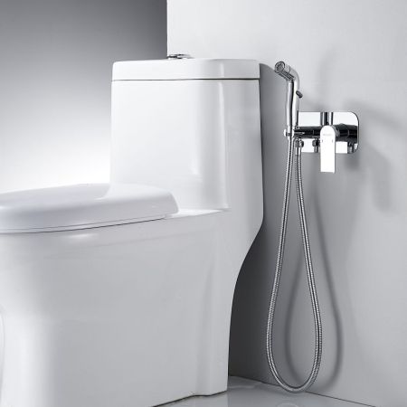 Гигиенический душ со смесителем Shevanik S4105, хром