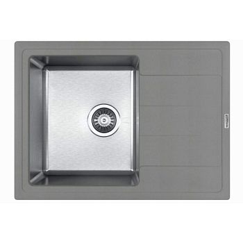 Кухонная мойка Florentina КОМБИ 21.390.B0650.307, серый шёлк