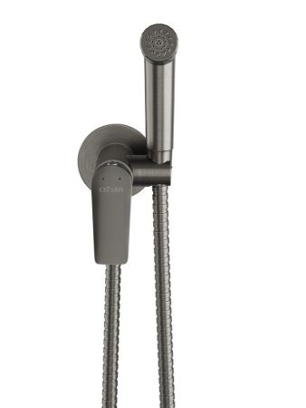 LINER-DIF-GM Гигиенический душ со смесителем, оружейная сталь, артикул LINER-DIF-GM