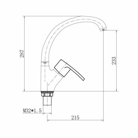 Смеситель для кухни FASHUN A4165-21, бронза, артикул A4165-21