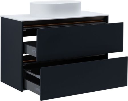 Тумба под раковину Allen Brau Activity 100 1.34014.AM антрацит матовый/олива браш, артикул 1.34014.AM