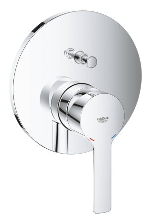Смеситель однорычажный для ванны GROHE Lineare New, круглая розетка, хром (24064001), артикул 24064001
