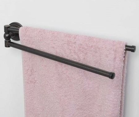 Полотенцедержатель WasserKRAFT Isar K-7331 поворотный Темная бронза, артикул K-7331