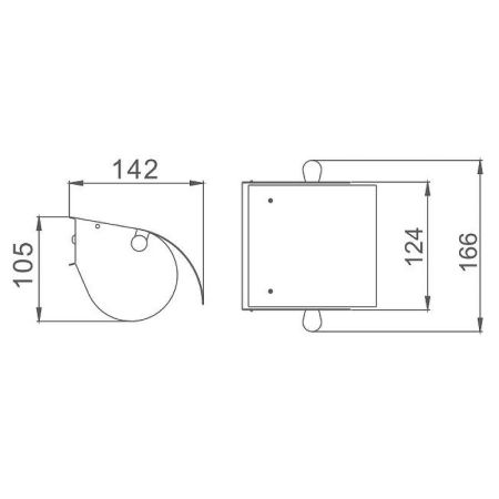 Держатель для туалетной бумаги Haiba HB501, хром