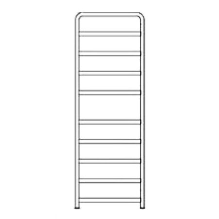 Водяной полотенцесушитель Grota Fiado 527х1500 Хром, артикул 