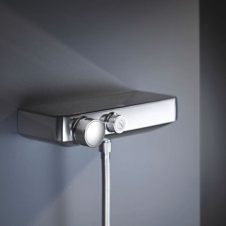 Термостатический смеситель для душа GROHE GRT SmartControl и душевой гарнитур Euphoria 110 Massage с душевой штангой 900 мм (34721000), артикул 34721000