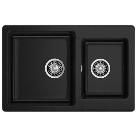 Кухонная мойка GranFest PRACTIK 780K, черный, артикул P-780K черный