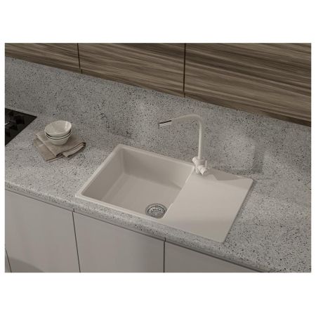 Кухонная мойка GranFest URBAN 678L, белый, артикул 678L белый