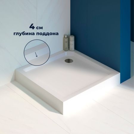 Душевой поддон RGW SMC-C-088W (800x800), артикул 12350188-0101