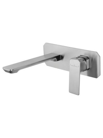 Смеситель для раковины встраиваемый WONZON & WOGHAND DIAMOND, Брашированный никель (WW-88869011-BN), артикул WW-88869011-BN