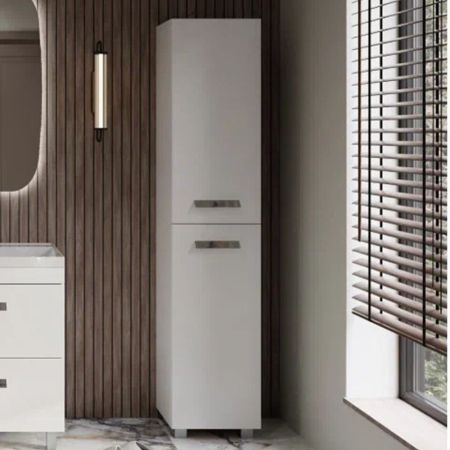 Пенал (40см) Velvex Orlando pn.ORL.40, белый матовый, артикул pn.ORL.40 белый матовый