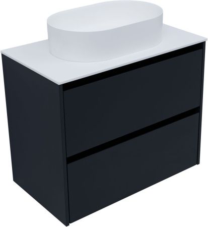 Тумба под раковину Allen Brau Activity 80 1.34004.AM антрацит матовый/черный браш, артикул 1.34004.AM