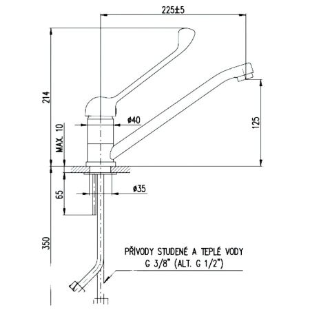 Смеситель для раковины Rav Slezak Sazava SA605.5, артикул SA605.5