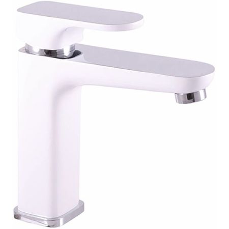 Смеситель для раковины Rav Slezak Yukon YU128.5CB Белый Хром, артикул YU128.5CB