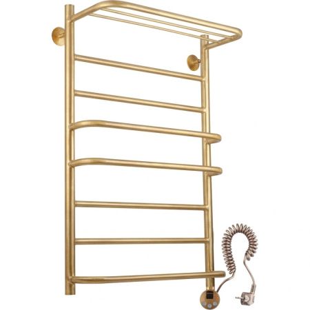 Электрический полотенцесушитель Secado Верона 2 50х80 с полкой Бронза, артикул Верона 2 50х80 э