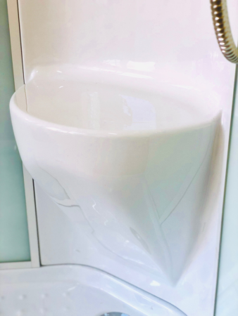 Душевая кабина Royal Bath  RB 100HK6-WC-CH (белое/матовое), артикул RB100HK6-WC-CH
