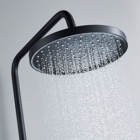 Душевая система Shevanik S4336H, черный