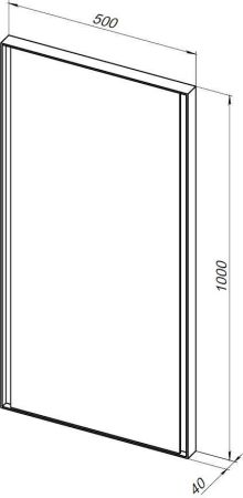 Зеркало Allen Brau Infinity 50 1.21021.BL черный, артикул 1.21021.BL