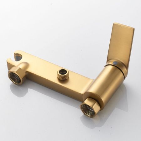 Гигиенический душ со смесителем Shevanik S4105G-1, золотой сатин