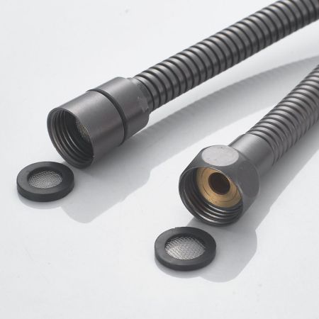 Смеситель для ванны Shevanik S9922T, оружейная сталь, артикул S9922T