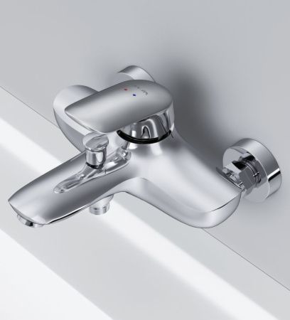 Смеситель для ванны AM.PM Bliss L F5310064 Хром Смеситель для ванны AM.PM Bliss L F5310064 Хром