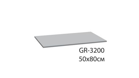 Коврик для ванной Grampus, GR-3204C, голубой, 50х80 см, артикул GR-3204C