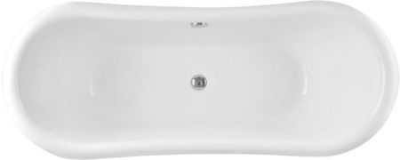 Акриловая ванна Swedbe Vita 176x72 8818CH без гидромассажа ножки Хром, артикул 8818CH