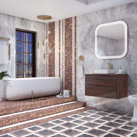 Зеркало Престиж 90 Opadiris Орех антикварный