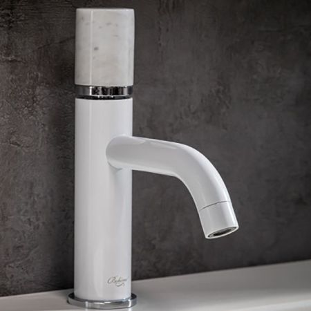 Смеситель для раковины Boheme Stick 121-W-MR-W Белый, артикул 121-W-MR-W