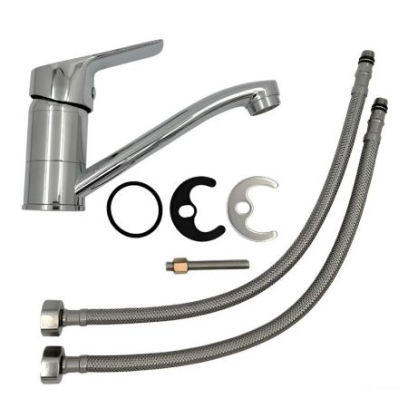 Смеситель для кухни Voda Reef RE15, хром, артикул RE15