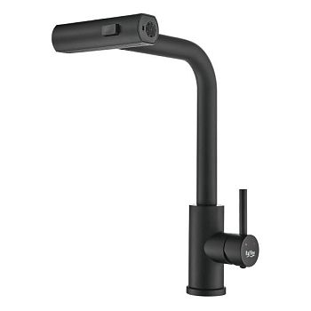 Смеситель для кухни с мультифункциональным изливом Raffine F203H, черный