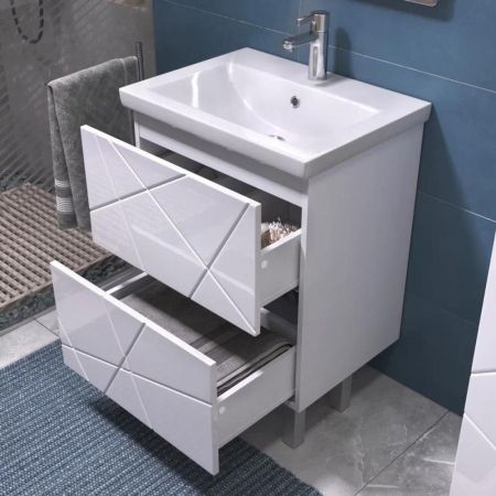 Тумба под раковину напольная VIGO Geometry 015, 60 см, артикул 015