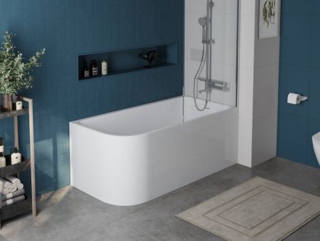 Ванна акриловая угловая BelBagno BB712, артикул BB712-1700-730-L