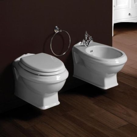 SIMAS Arcade Унитаз подвесной 37х51см, безободковый "Rimless", цвет белый