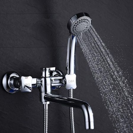 Смеситель для ванны D&K Grimm Hessen DA1383301 универсальный Хром, артикул DA1383301