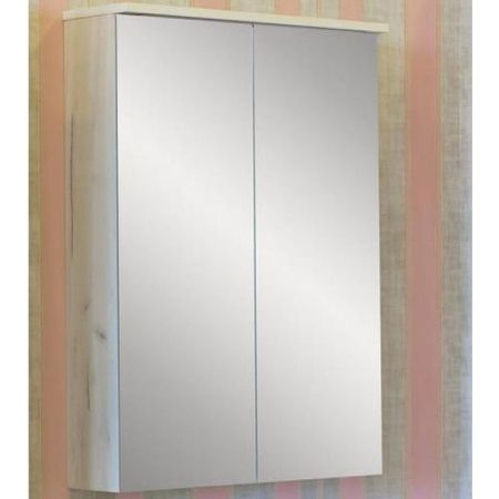 Зеркальный шкаф Sanflor Чикаго 75 С000005829 Дуб крафт белый, артикул С000005829