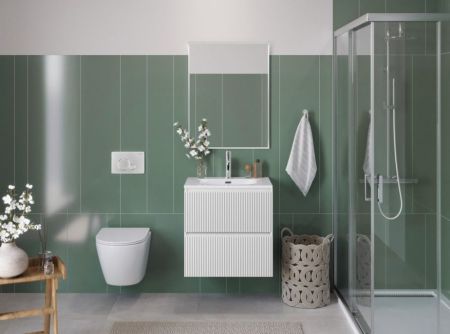 Мебель для ванной комнаты BELBAGNO UNO 600-700  арт. UNO-700-2C-SO-AO, артикул UNO-700-2C-SO-AO