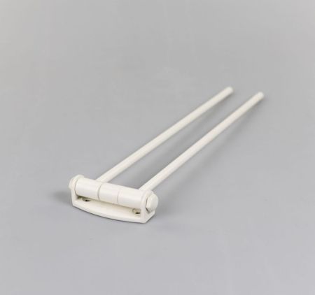 Stil Haus Hashi, полотенцедержатель двойной поворотный, цвет белый матовый, артикул HS16(24)