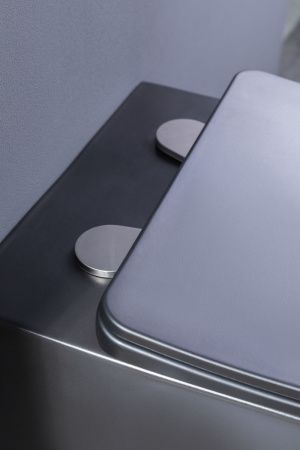 Унитаз подвесной Aquanet Rimless Tavr-W BL-103N-WHT black черный матовый