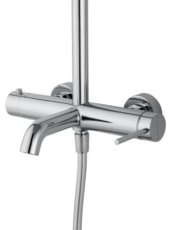 Душевая система WONZON & WOGHAND STICK, Хром (WW-88739017-CR), артикул WW-88739017-CR