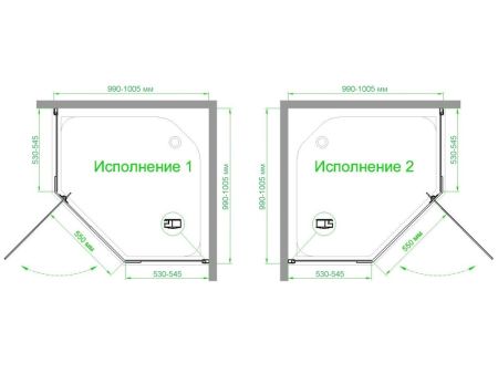Душевой уголок Royal Bath RB 100TR-T 100х100х200 (прозрачное), артикул RB100TR-T