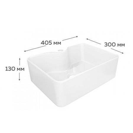 Раковина чаша Maretti UM13NS41-844, белая, артикул UM13NS41-844