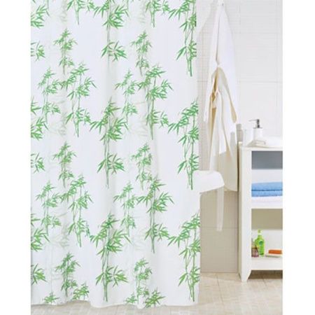 Штора для ванны Iddis Leaf 200x200 Белая Зеленая Штора для ванны Iddis Leaf 200x200 Белая Зеленая