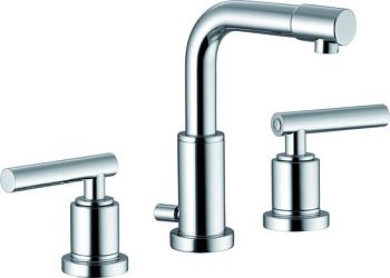 Mariner Energy, смеситель для раковины на 3 отверстия с донным клапаном, цвет хром