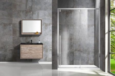 Душевые двери Vincea Душевая дверь Lugano VDS-1L140CL-1, 1400, хром, стекло прозрачное,, артикул VDS-1L140CL-1